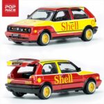 Pop Race 1/64 volkswagen golf gti mkii *shell*, yellow/red