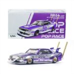 POP RACE 1/64 nissan skyline c210 kaido racer bosozoku style, purple chrome/silver