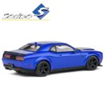 SOLIDO 1/43 2018 dodge challenger srt demon, blue - Image 2