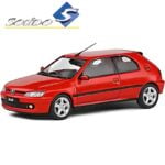 Solido 1/43 2002 peugeot 306 gti s16, red