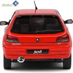 Solido 1/43 2002 peugeot 306 gti s16, red - Image 2