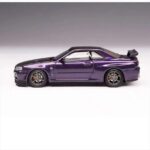STREET WEAPON 1/64 Nissan Skyline GTR R34 V-Spec, Purple BNR34