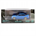 STREET WEAPON 1/64 bmw e46, blue with bbs rim