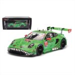 TOP SPEED 1/18 2024 porsche 911 992 gt3 r #77 ao racing daytona 24 hrs gtd pro 2nd, green