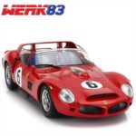 Werk83 1/18 1962 ferrari 330 tri #6 winner 24h lemans, red