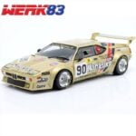 Werk83 1/18 1983 bmw m1 procar #90 prinz v. bayern/pallavicini/winther 24h lemans, gold/black/red