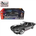 Auto World 1/18 1969 ford mustang *john wick*, hitman grey
