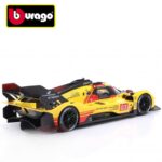 Bburago 1/18 2024 ferrari 499p #83 kubica/yifei/scarcman lms hypercar champion 24h le mans 2024, red - Image 2