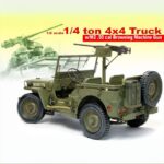 Dragon Models -  1/4 Ton 4x4 Truck w/.50 Caliber Machine Gun - Scale 1/6