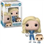 Funko Pop! Marvel: The Fantastic 4 First Steps - Invisible Woman  Franklin #1514 Bobble-Head Vinyl F