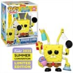 Funko Pop! Premium Animation: SpongeBob SquarePants - SpongeBob Cleaning SDCC 2025 Convention Specia