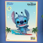 Funko Pop! Movies: Lilo and Stitch - Stitch on Surfboard SDCC 2025 Convention Special Edition #1594 - Image 2