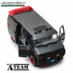 GreenLight 1/18 1983 gmc vandura *a-team van*, grey/black with opening parts like front doors  slidi - Image 2