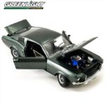 GreenLight 1/18 1968 ford mustang gt fastback, highland green - Image 3