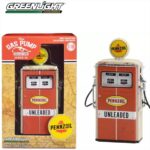 GreenLight 1/18 1954 tokheim 350 twin gas pump pennzoil *vintage gas pumps series 14*, orange/white