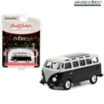 GreenLight 1962 volkswagen type 2 t1 custom bus lot #1426 *barrett jackson series 9*, black and silv