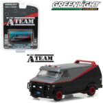 GreenLight 1/64 1983 gmc vandura *the a-team* 1983-87 tv series hollywood series 19, black/red/grey