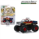 GreenLight 1/64 1987 chevrolet k20 silverado monster truck excaliber *kings of crunch series 5*, bla