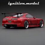 Ignition 1/18 top secret gt300 supra jza80, red metallic - Image 2