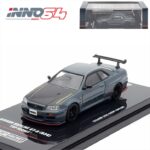 Inno Models 1/64 nissan skyline gt-r r34 *top secret* gtshow 2025 event edition, grey