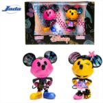 JADA #32752 mickey  minnie designer figures, twin pack, 4 inch 10.16cm