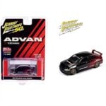 Johnny Lightning 1/64 2004 mitsubishi lancer evolution *advan yokohama*, red/black
