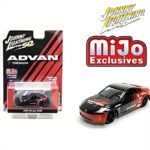Johnny Lightning 1/64 2004 nissan 350z *advan yokohama*, red/black