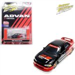 Johnny Lightning 1/64 1995 honda accord, black/red