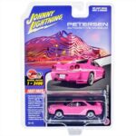 Johnny Lightning 1/64 2000 nissan skyline gt-r bnr34, pink/white