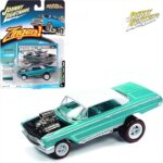 Johnny Lightning 1962 Chevrolet Impala Coupe Zinger 1/64 Metallic Teal w/Pearl Whi