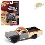 JLSP212B Johnny Lightning 1/64 1966 chevrolet el camino *work in process*, yellow/grey/black