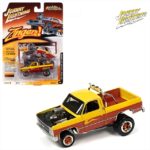 Johnny Lightning 1:64 - 1985 Chevrolet Silverado Zinger Yellow  Red