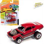 1972 Ford Maverick, Red - Johnny Lightning JLSP229/24A - 1/64 Scale Diecast Model