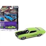 Johnny Lightning 1/64 1971 ford torino cobra *mcacn*, grabber lime