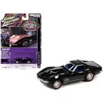 Johnny Lightning 1/64 1969 chevrolet corvette 427 *mcacn*, tuxedo black