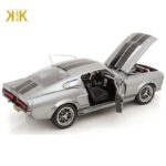 KK SCALE 1/12 1967 ford mustang shelby gt500 eleanor *gone in 60 seconds look-a-like*, grey metallic - Image 3