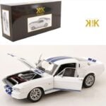 KK SCALE 1/12 1967 ford mustang shelby gt500 eleanor, white/blue