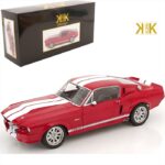 KK SCALE 1/12 1967 ford mustang shelby gt500 eleanor, red/white