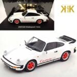 KK SCALE 1/18 1989 porsche 911 carrera 3.2 clubsport, white/red