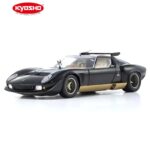 Kyosho 1/18 lamborghini miura svr, black/gold