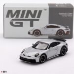 Mini GT 1/64 2023 porsche 911 992 dakar ice, grey metallic
