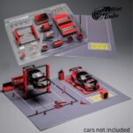Microturbo 1/64 garage tools *advan*, red/black