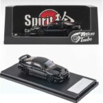 Microturbo 1/64 Nissan custom 180sx *miyabi*, black
