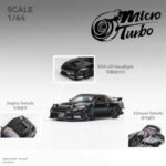 Microturbo 1/64 Nissan custom 180sx *miyabi*, black - Image 3