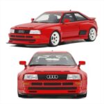 OTTOMOBILE 1/18 2021 audi 80 coupe prior design *resin series*, red