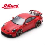 Schuco 1/18 2022 porsche 911 gt3 992, guard red