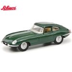 Schuco jaguar e-type coupe, *british racing*, green Scale:1/64