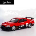 STREET WEAPON 1/64 Nissan Skyline R34 BNR #11, Red Black
