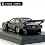 STREET WEAPON 1/64 BMW 635 CSI Sharknose, Black - Image 2