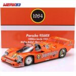 Werk83 1/12 1984 porsche 956b *jägermeister* #19 winner 1000km imola 1984 stuck, bellof, orange